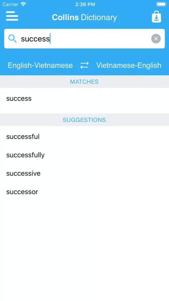 Collins Gem Vietnamese Dict.应用截图