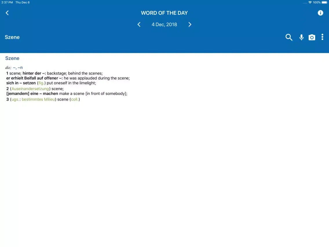 صور Conc. Oxford German Dictionary iPad 