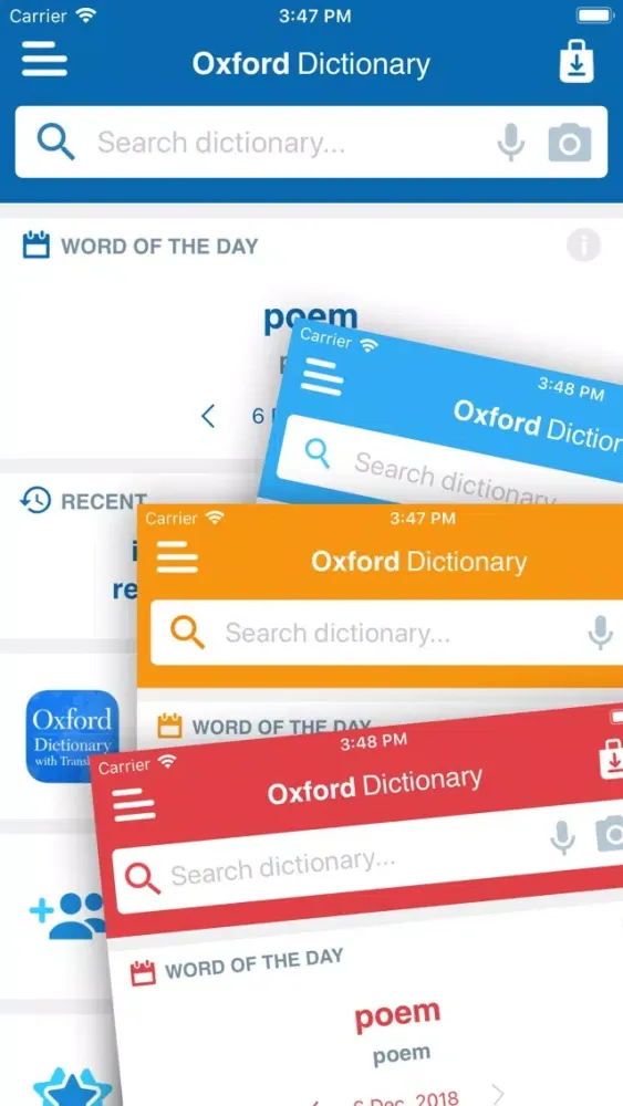 Oxford Concise American Thes. Ekran Görüntüleri