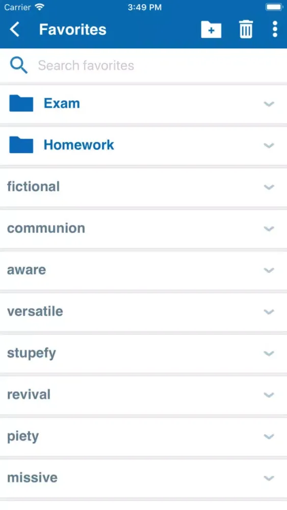 Oxford Concise American Thes. Ekran Görüntüleri