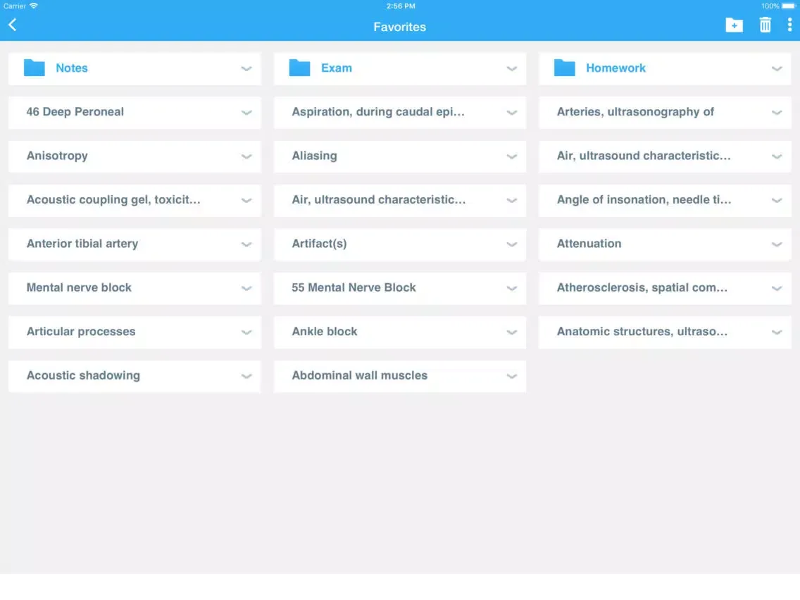 Ultrasound Anesthesia Atlas iPad  스크린샷