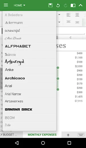 OfficeSuite Font Pack应用截图