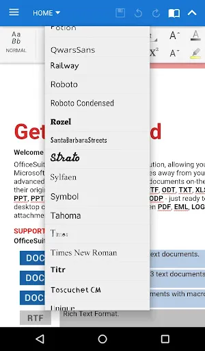 OfficeSuite Font Pack应用截图