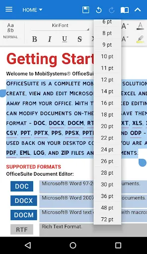 OfficeSuite Font Pack应用截图