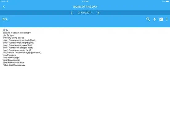 Tangkapan skrin Medical Acronyms and Symbols iPad 