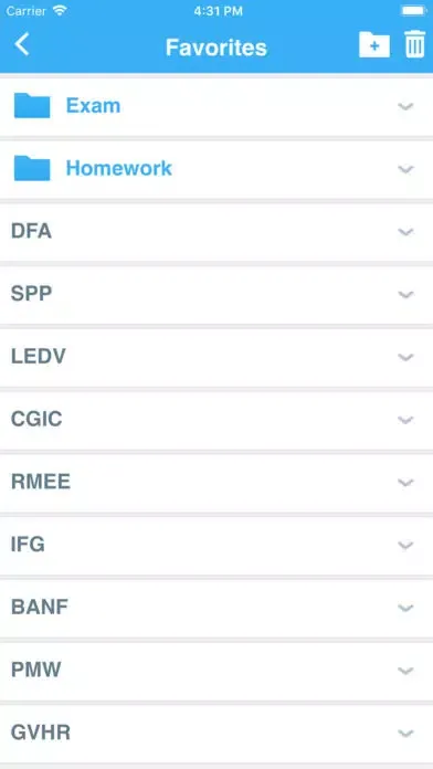 Tangkapan skrin Medical Acronyms and Symbols