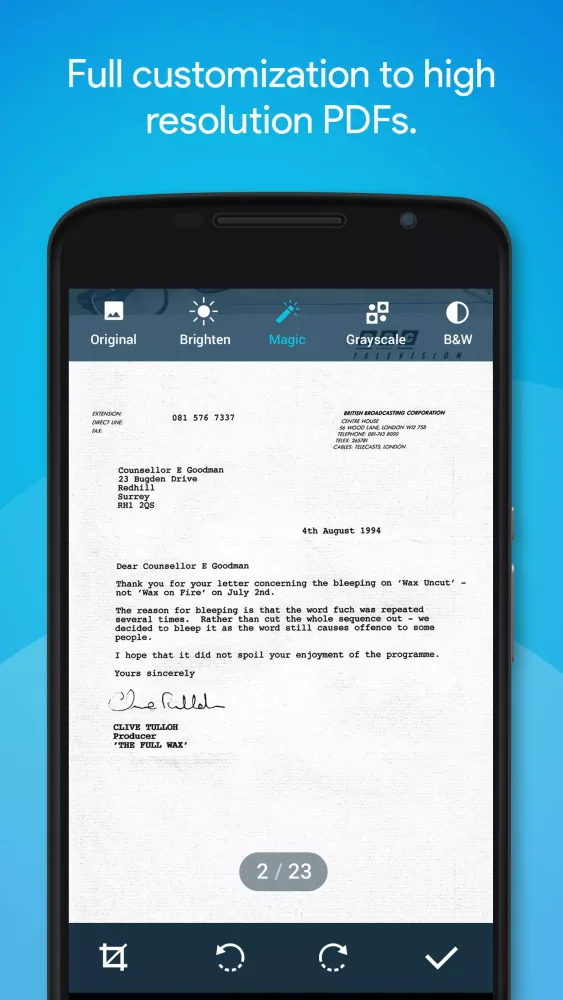 Capturas de tela do Quick PDF Scanner PRO
