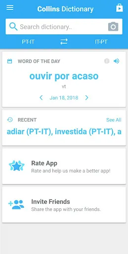 Italian-Portuguese Dictionary Screenshots