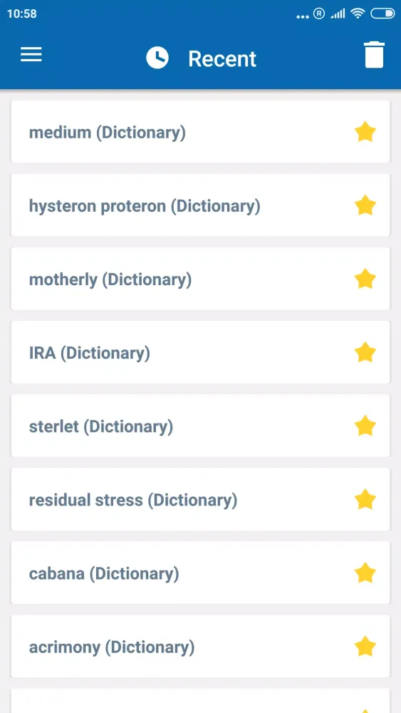 Oxford English Dict.&Thesaurus स्क्रीनशॉट