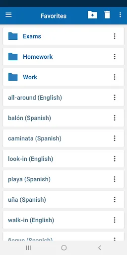 Screenshot di Concise Oxford Spanish Dict.