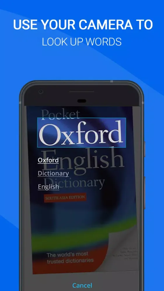 Screenshot di Oxford Dictionary of English