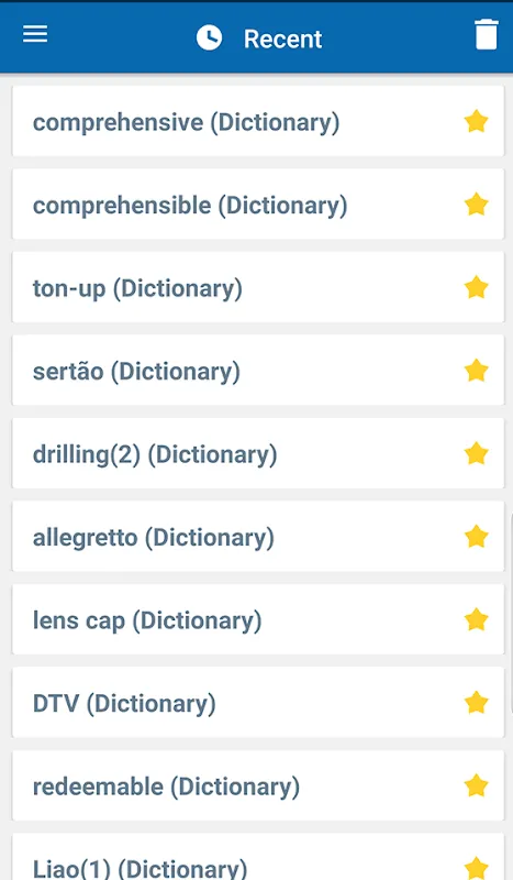 Oxford Dictionary of English & Concise Thesaurus Screenshots