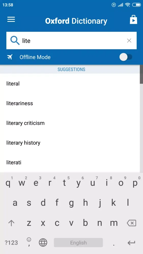 Dictionary of Literary Terms应用截图