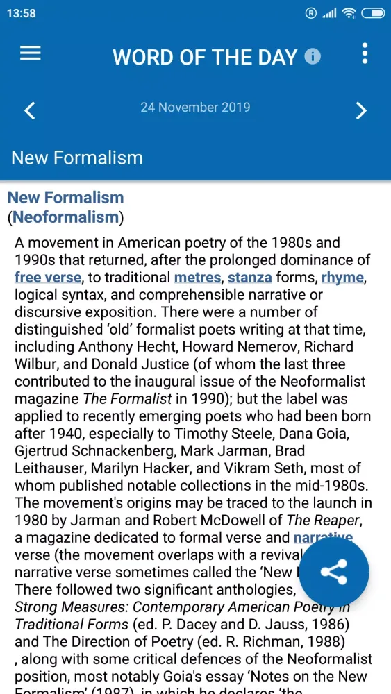 Dictionary of Literary Terms应用截图