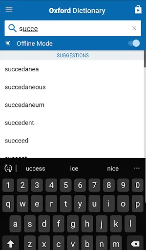 Oxford Shorter English Dict. Screenshots