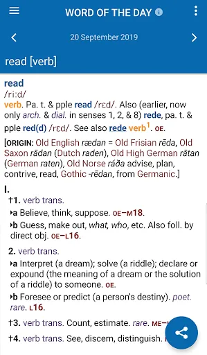 Oxford Shorter English Dict. Screenshots