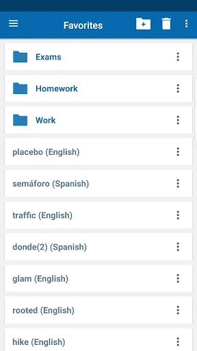 Tangkapan layar Oxford Spanish Dictionary