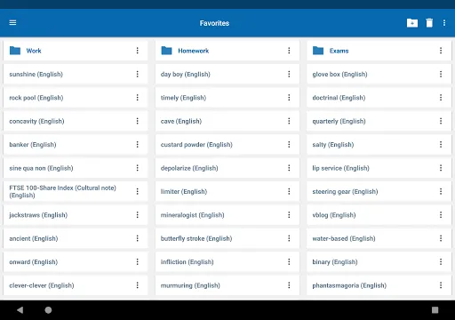 Tangkapan layar Oxford Spanish Dictionary