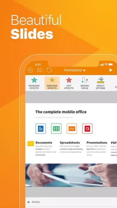 Capturas de tela do OfficeSuite for AirWatch