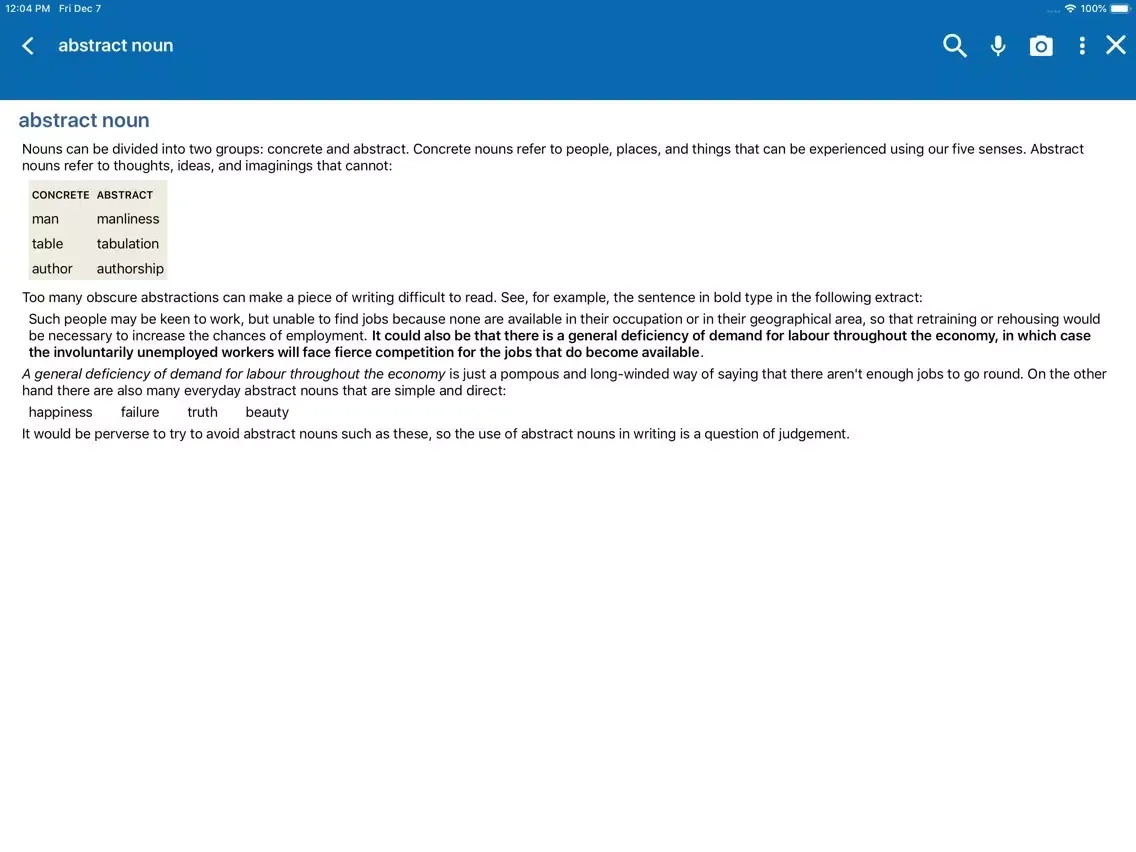 Oxford Grammar and Punctuation iPad  سکرین شاٹس