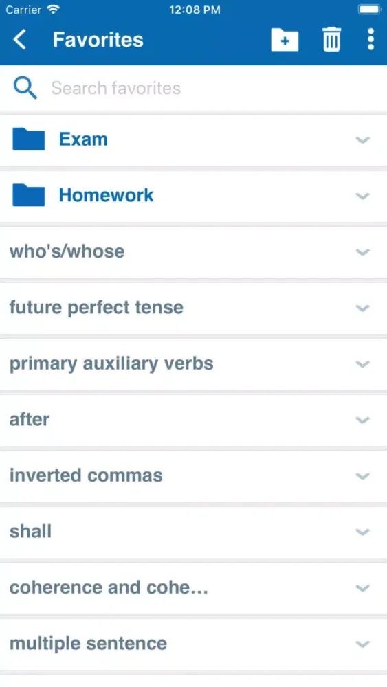 Oxford Grammar and Punctuation سکرین شاٹس