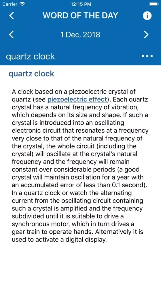 Скриншоты Oxford Dictionary of Physics