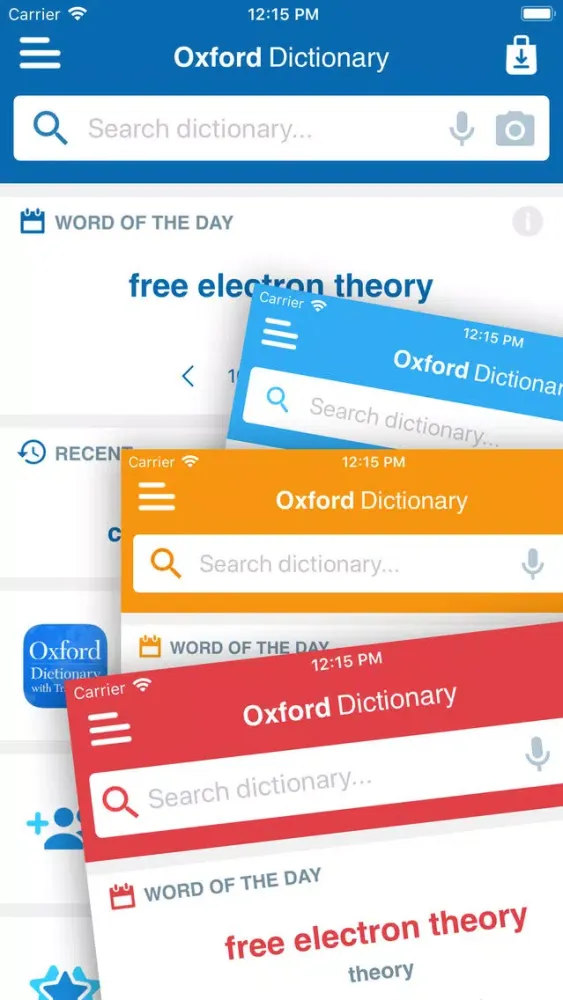 Скриншоты Oxford Dictionary of Physics