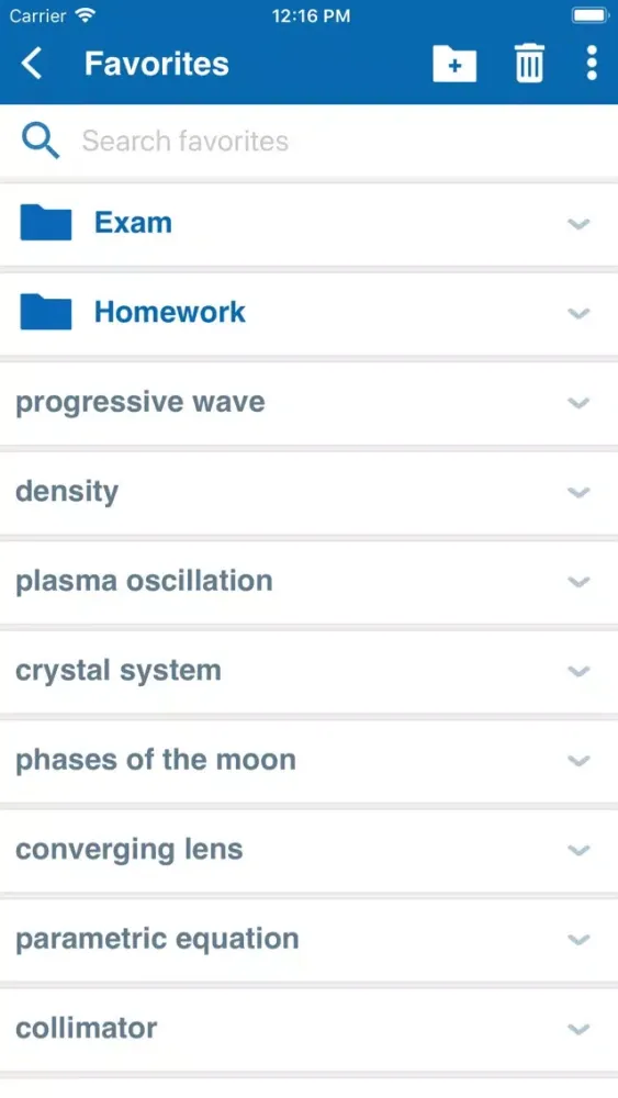 Скриншоты Oxford Dictionary of Physics
