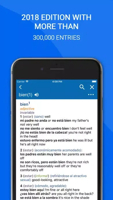 Oxford Spanish Dictionary 2018 Screenshots