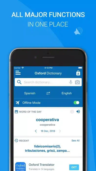 Oxford Spanish Dictionary 2018 Screenshots