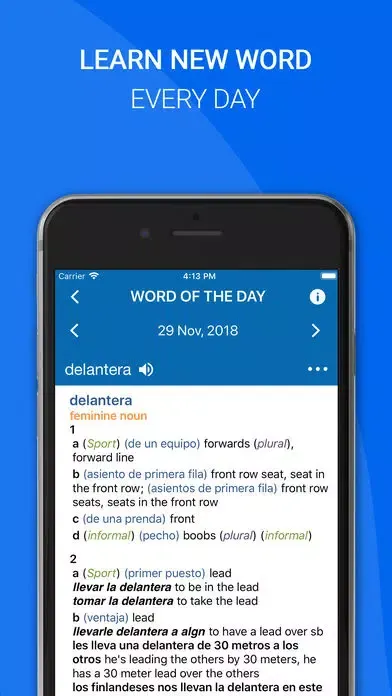Oxford Spanish Dictionary 2018 Screenshots