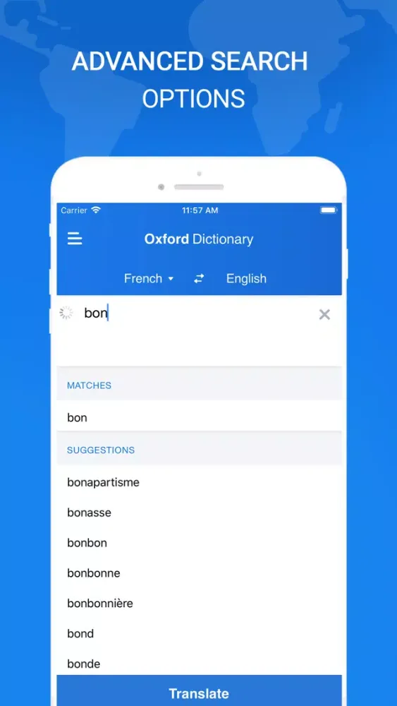 Ảnh chụp màn hình của Oxford Dictionary & Translator