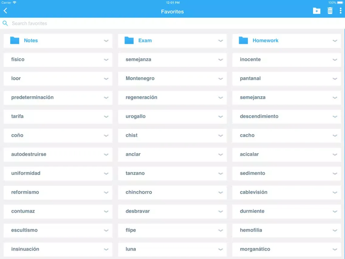 VOX English<>Spanish iPad  スクリーンショット