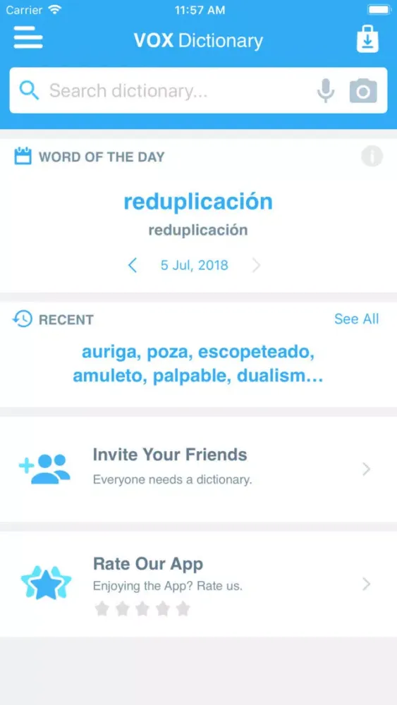 VOX English<>Spanish スクリーンショット