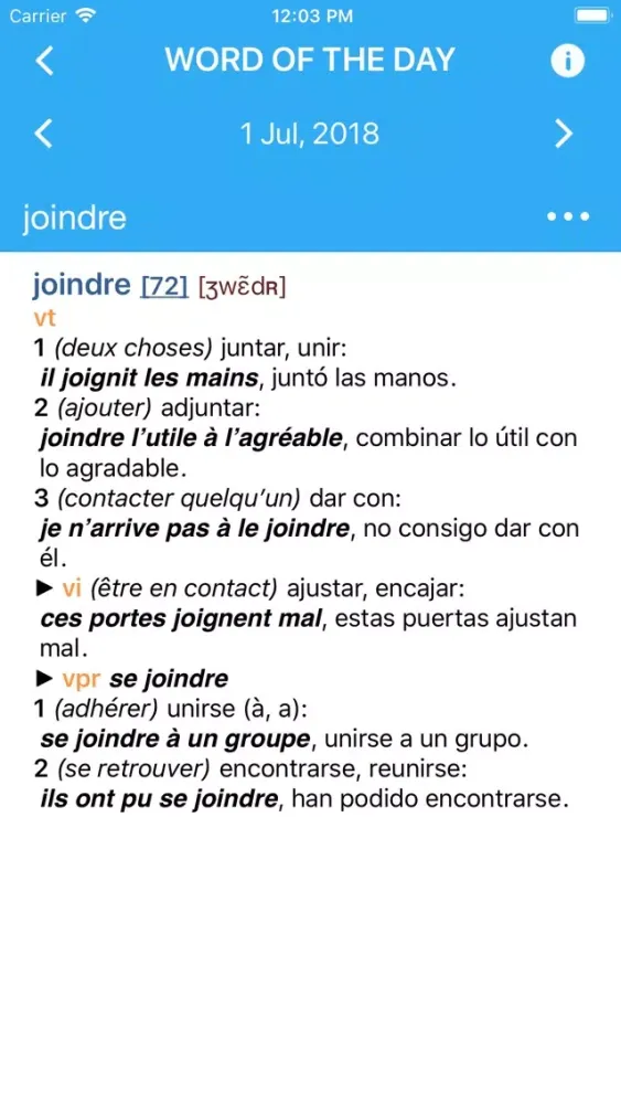 VOX French<>Spanish應用截圖
