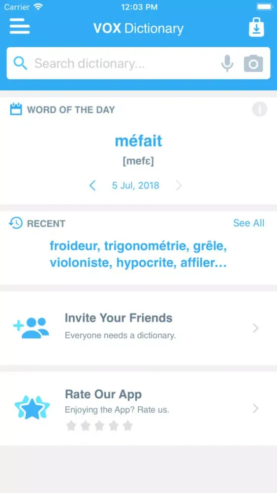 VOX French<>Spanish應用截圖