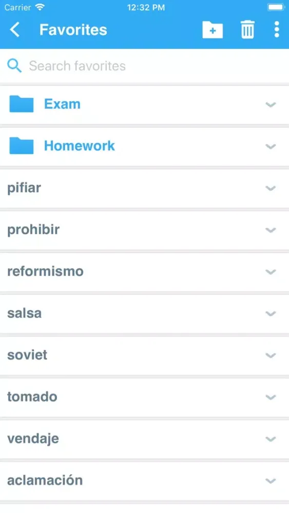 VOX Spanish Dictionary স্ক্রিনশট