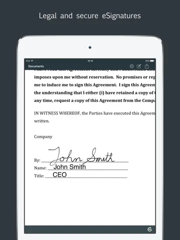 Tangkapan layar Sign by JotNot - fill and sign PDF form or sign PDF document iPad 