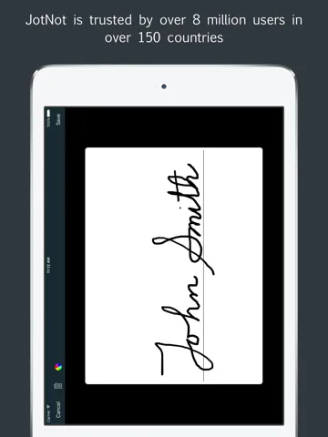 Tangkapan layar Sign by JotNot - fill and sign PDF form or sign PDF document iPad 