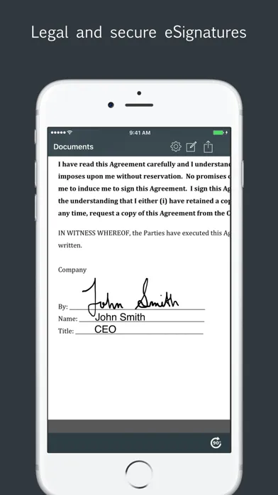 Tangkapan layar Sign by JotNot - fill and sign PDF form or sign PDF document