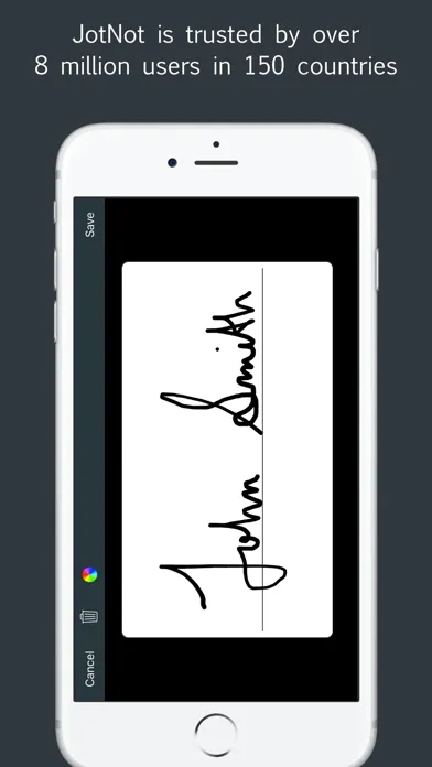 Tangkapan layar Sign by JotNot - fill and sign PDF form or sign PDF document