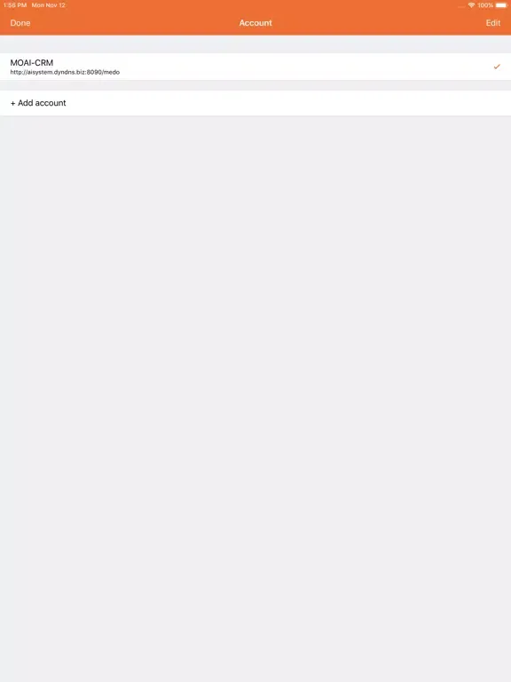 MOAI-CRM Sales Visit iPad  Screenshots