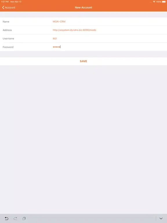 MOAI-CRM Sales Visit iPad  Screenshots