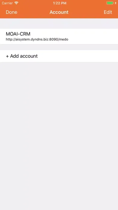 MOAI-CRM Sales Visit Screenshots