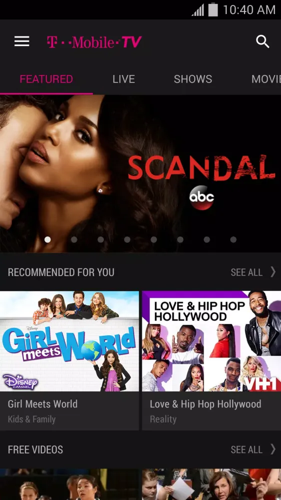 صور T-Mobile TV