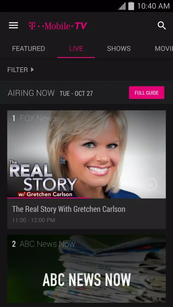 صور T-Mobile TV