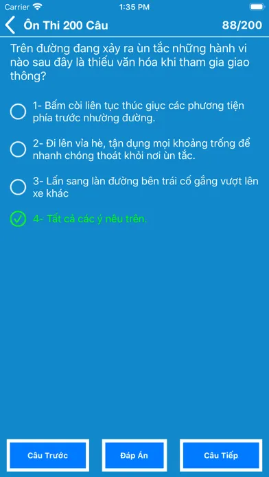صور 200 Cau On Thi Bang Lai Xe A1