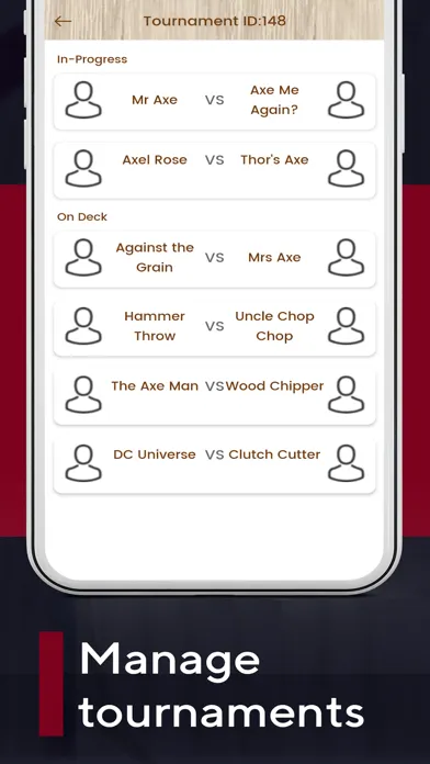 Axe Throwing Scoreboard Screenshots
