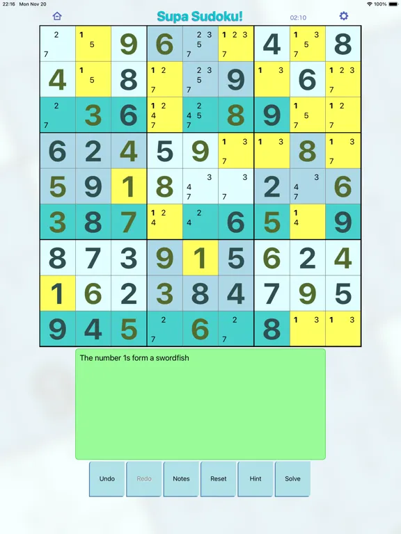 Supa Sudoku iPad 应用截图