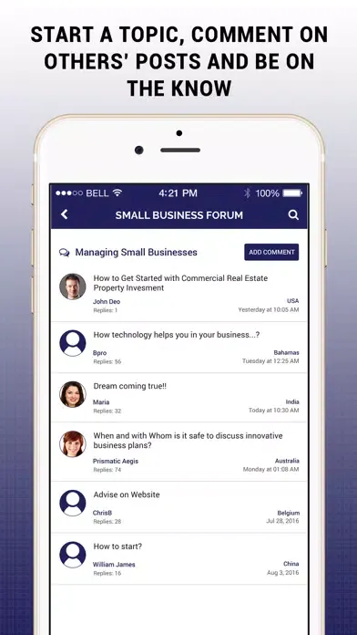Small Business Forum and Ideas Ekran Görüntüleri